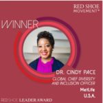 Cindy receives 2020 Red Shoe Leader Award